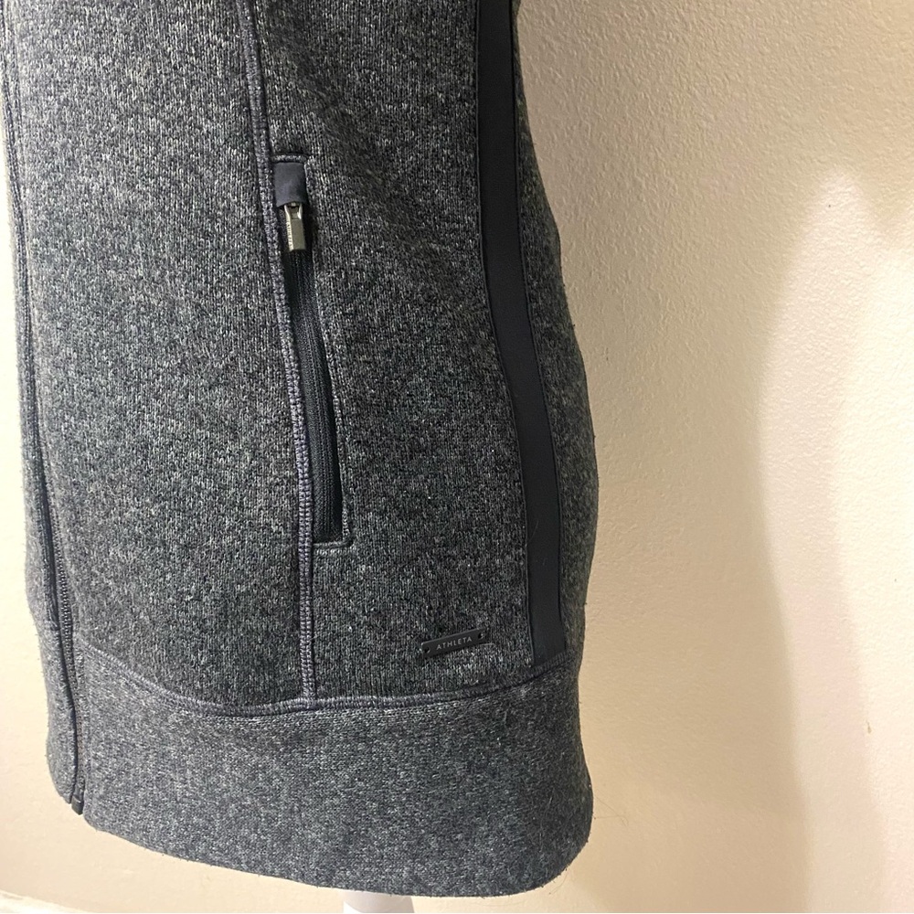 Athleta Cya Stronger Fleece Full-Zip Hoodie Long Jacket - Picture 6 of 13